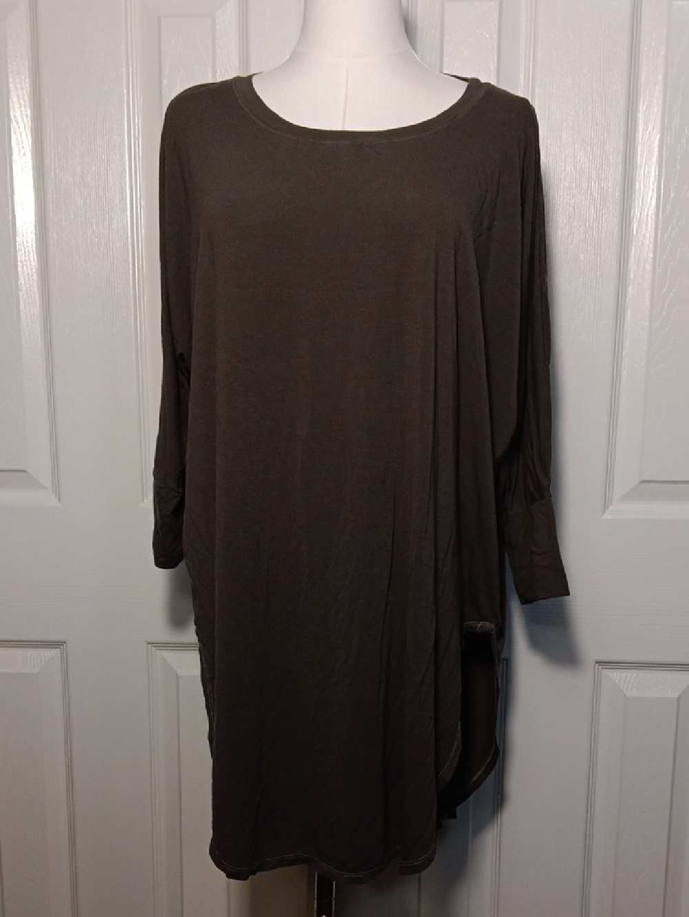 Michael Stars Oversized Tunic Top - Olive